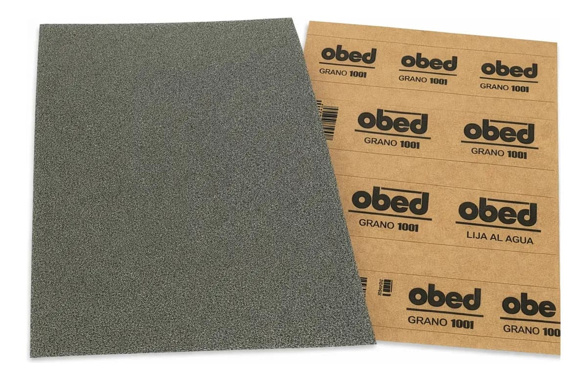 Lija Al Agua X Unidad Marca Obed Mm Cantidad De Granos 600