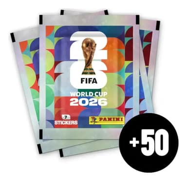 Paquetes De Figuritas X50 Panini Mundial 2026