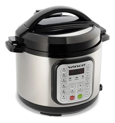 Olla A Presión Multifunción Winco W140 5l Negro/gris 50/60hz