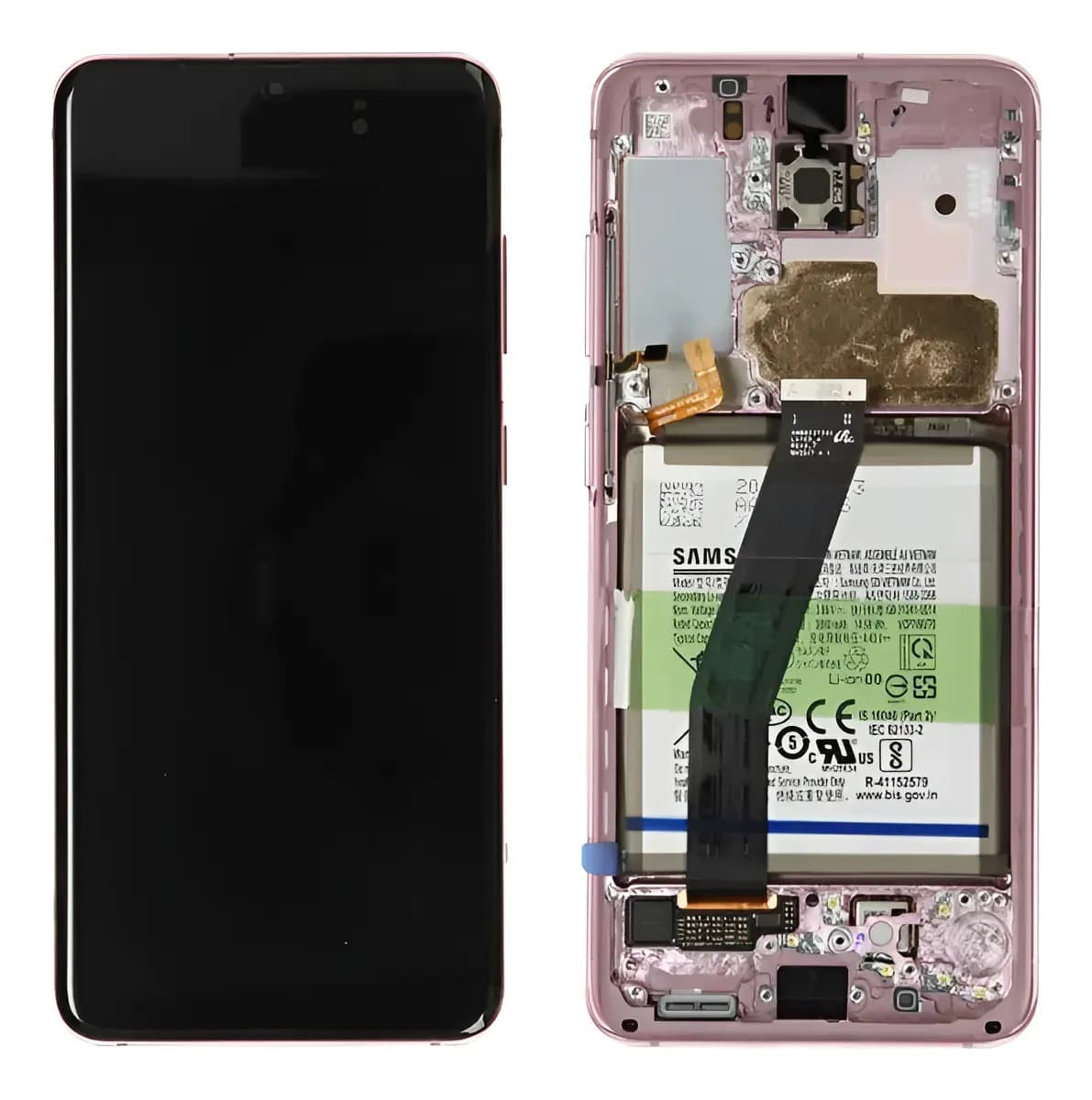 Pantalla S20 Repuesto Samsung Kit De Reparación Color Rosa