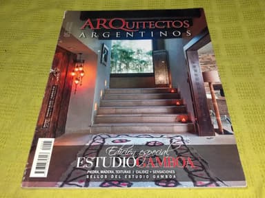 Libro ARQUITECTOS ARGENTINOS 05 EDICIÓN ESPECIAL ESTUDIO GAMBOA, de ARQUITECTOS ARGENTINOS. Editorial ARQUITECTOS ARGENTINOS, tapa blanda (2015)
