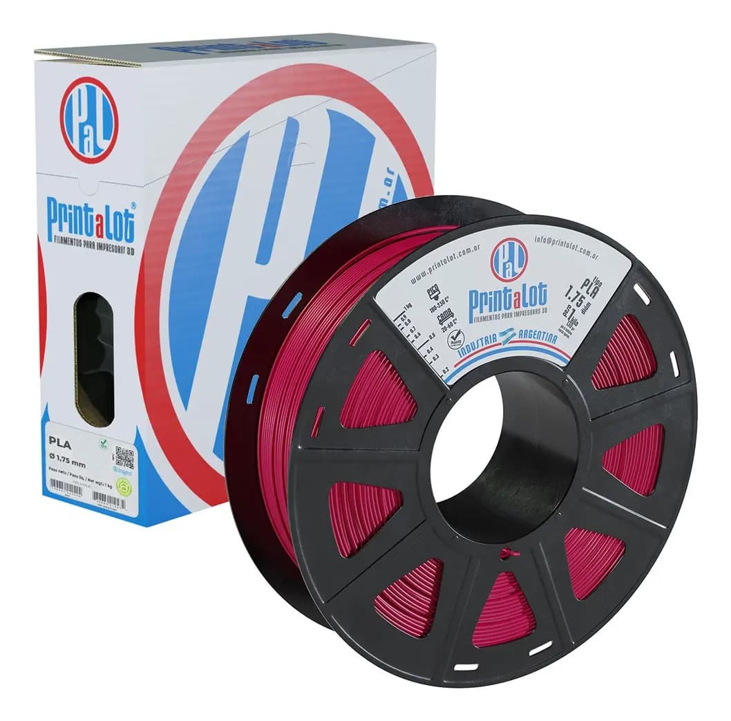 Printalot filamento para impresoras 3d Pla 1.75mm x 1kg color fucsia