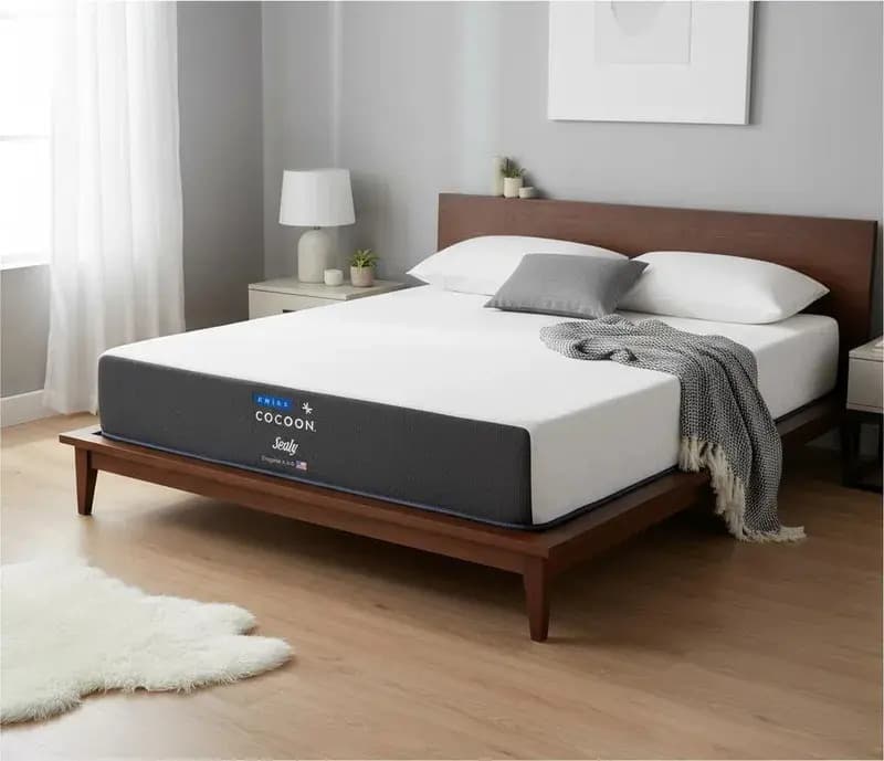 Colchón King (200x200) Sealy Cocoon Chill Box Gris