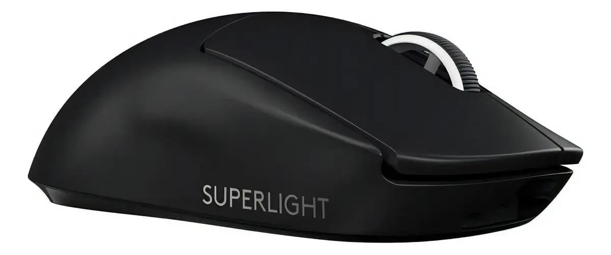 Mouse Logitech Pro X Superlight Black Wireless Negro