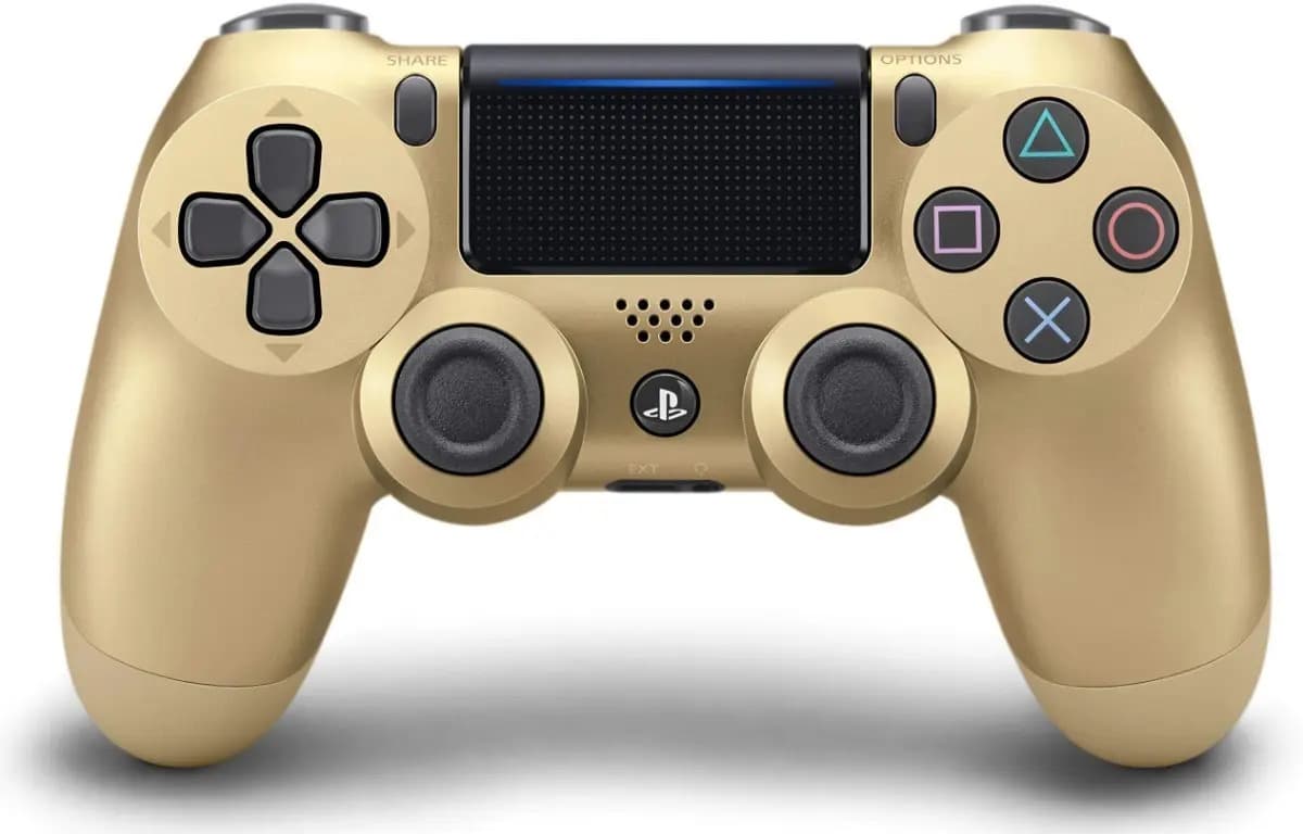 Joystick inalámbrico Sony PlayStation Dualshock 4 Wireless controller gold