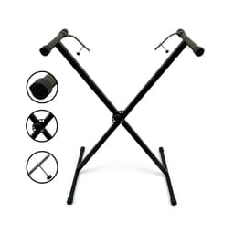 Pie Soporte Tijera Simple Teclado 7 Posiciones Sunset Music Jyc-d