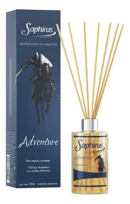 Aromatizante Saphirus Difusor Aromatico aromatizador con varillas adventure