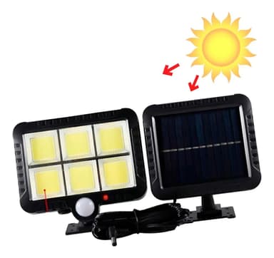 Reflector Solar Led 6 Con Sensor Movimiento