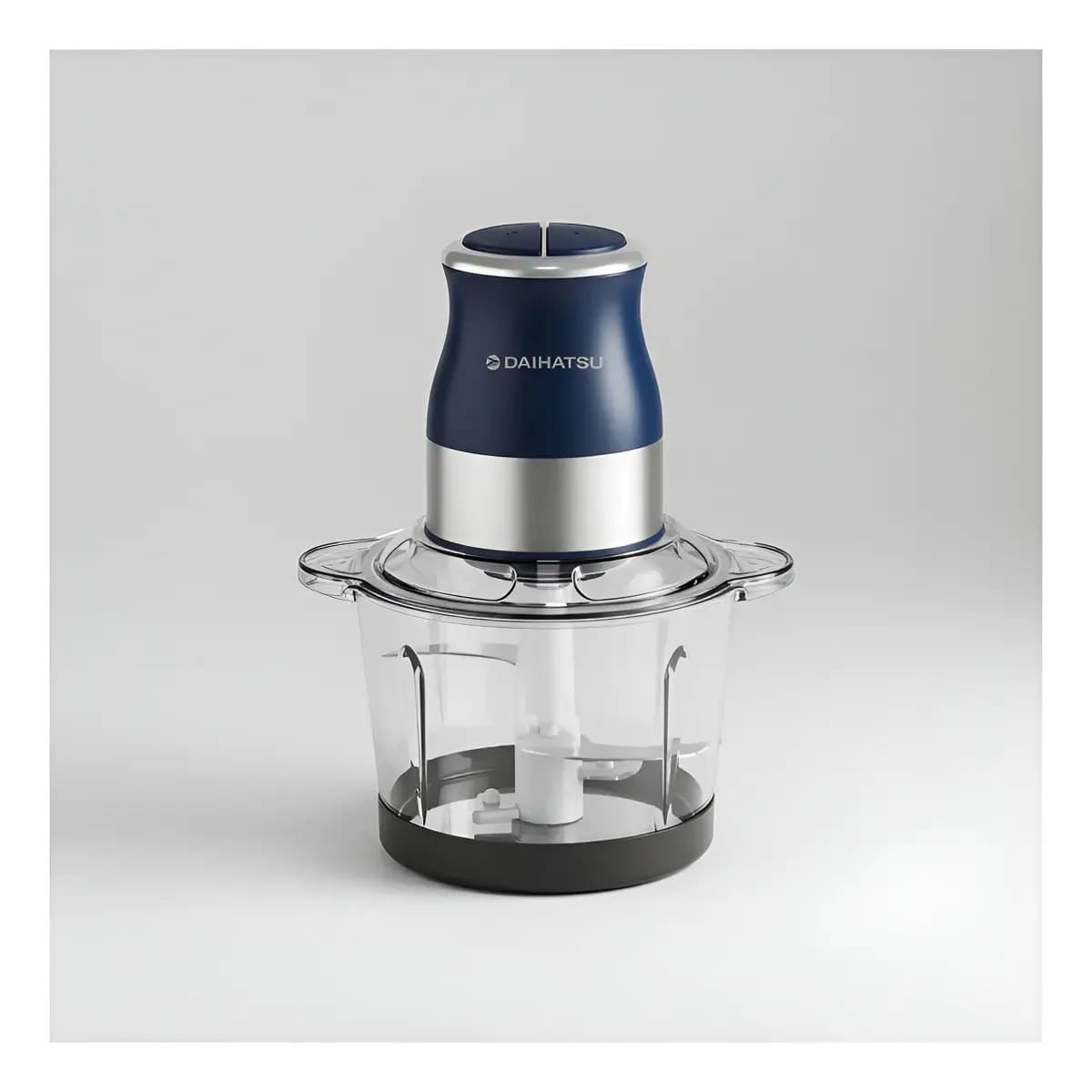 Picadora Procesadora Alimentos Bowl Vidrio 500w 2l Azul Oscuro