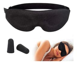 Antifaz Mascara Para Dormir Gadnic Viajar + Tapones de Oído Memory Foam