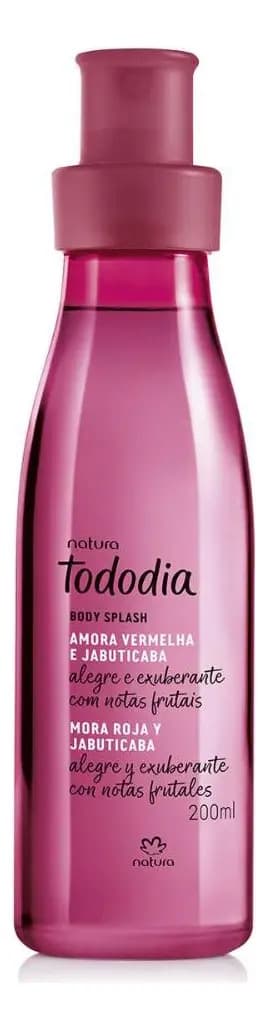 Body Splash Tododia Mora Roja Y Jabuticaba 200 Ml Natura