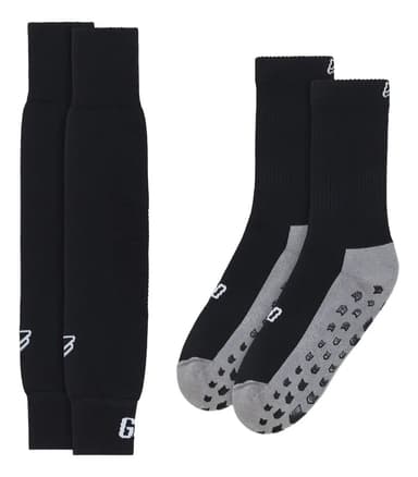 Media Kit Antideslizante + Pantorrillera Floyd Go® Deporte Color Negro Talle Unico Del 41 Al 45