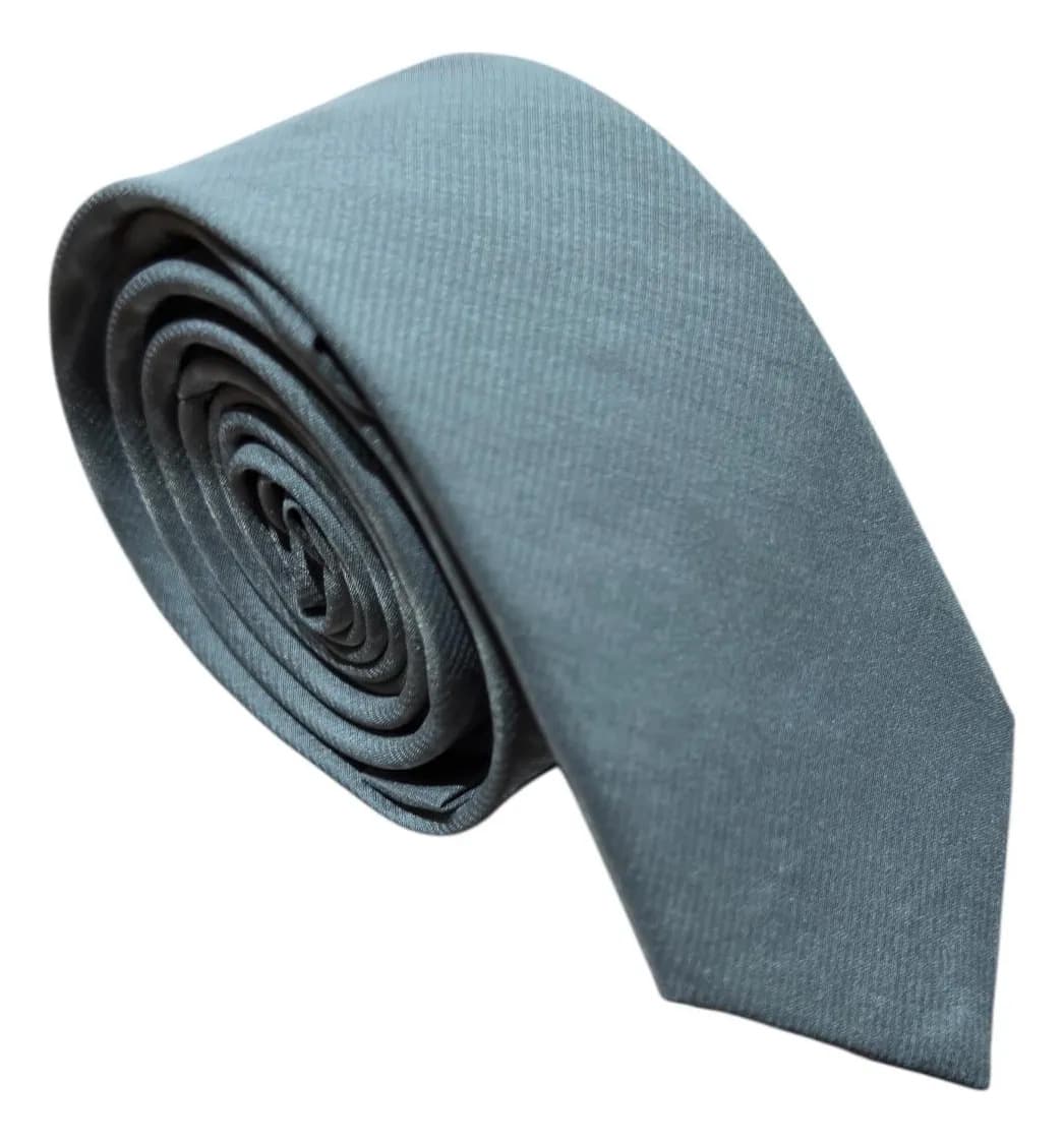 Corbatín De Seda Premium Sublime For Men Color Gris Oscuro 1 Diseño De La Tela Lisa