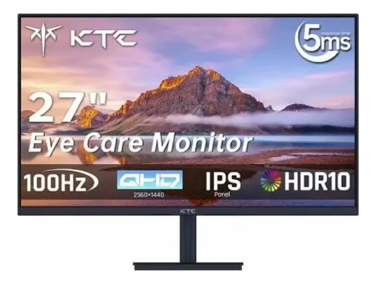 Monitor Gamer Ktc 27dq750 27 Pulgadas 2K QHD 100hz 1440p Panel Ips HDR 10 HDMI - Display Port -Vesa