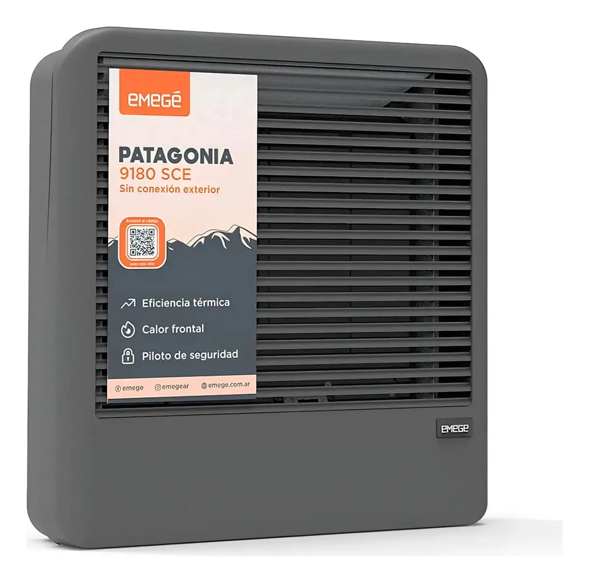 Calefactor Emege Patagonia 8000 Calorias Sin Salida Multigas