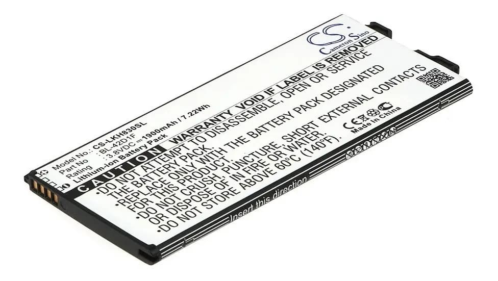 Batería Ion Litio 1900mAh Compatible LG G5 Lite SE Cameron Sino