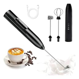 Batidor Eléctrico CM119 Usb Espumadora Café Leche Inalámbrico color Negro