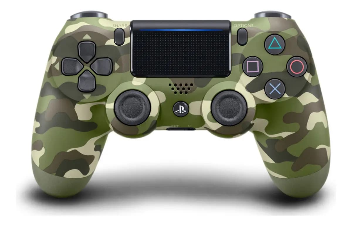 Joystick Inalámbrico Sony Playstation Ps4 Dualshock 4 Color Green Camouflage