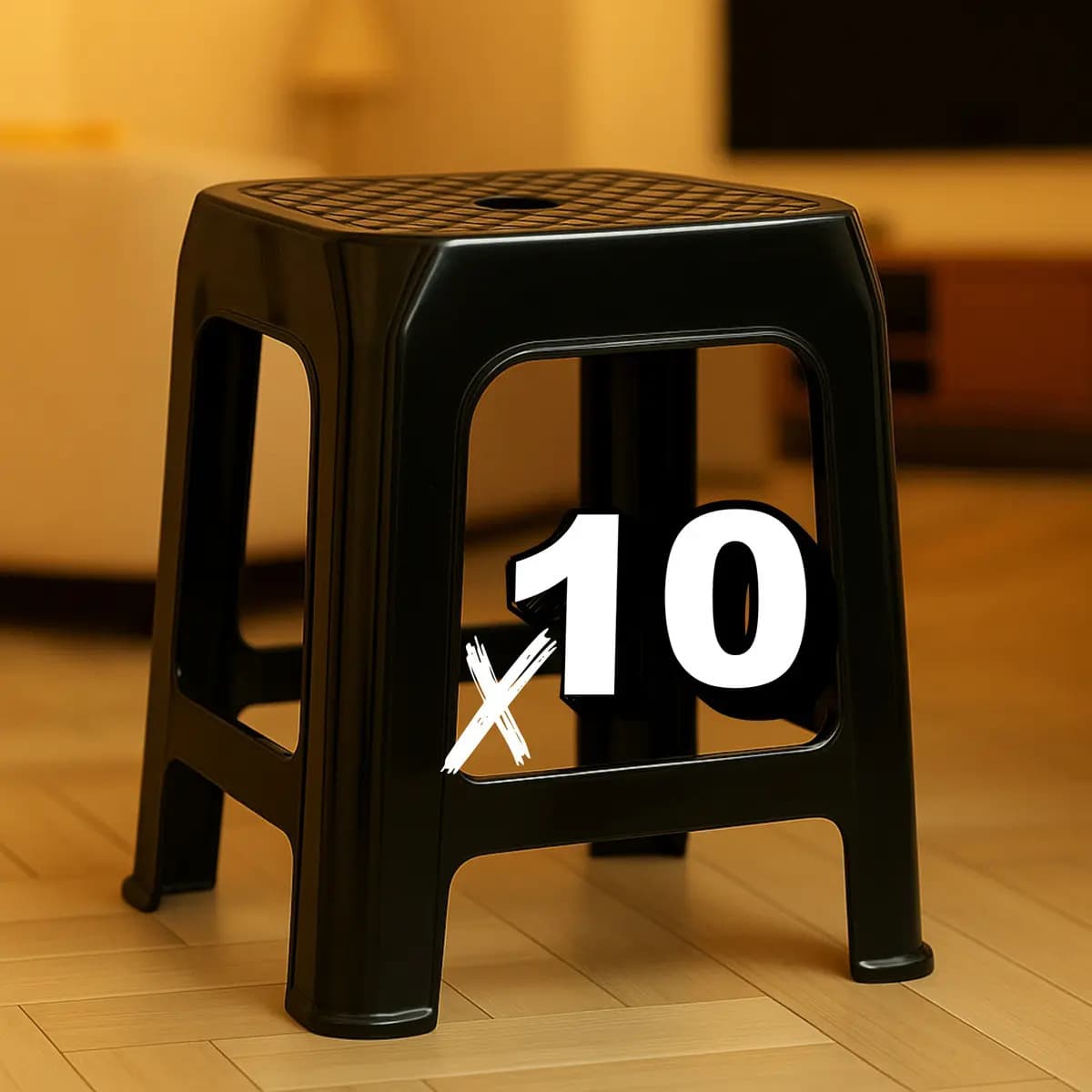 Banquetas Reforzadas Y Apilables Pack X 10 Unidades Mas Anchas Sufin