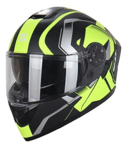Casco Moto Gp 23 Fl900 Rebatible Doble Visor Furius - Color Amarillo Tamaño Del Casco L