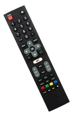 Control Remoto Yulmar 3917 TV Smart Talent Tal-loa 49mhd Negro Netflix