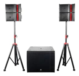 Sistema Array Audio Activo + Sub 800w American Vox Apex 2.1
