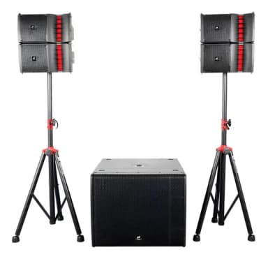 Sistema Array Audio Activo + Sub 800w American Vox Apex 2.1