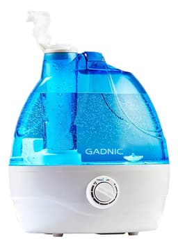 Humidificador De Ambiente Gadnic HM20B Difusor Ultrasónico 2.2L Neblina Continua Boquilla 360 Grados Apagado Automatico Hasta 20 m2