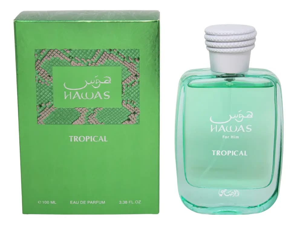 Rasasi Hawas Tropical Eau De Parfum 100ml Hombre Acuático Fougère