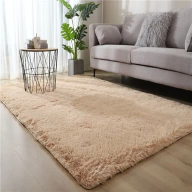 Queny Home Shaggy alfombra nórdica 2 M beige