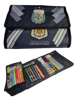 Cartuchera Desplegable LOBATO STORE de AFA Argentina para 100 Lápices