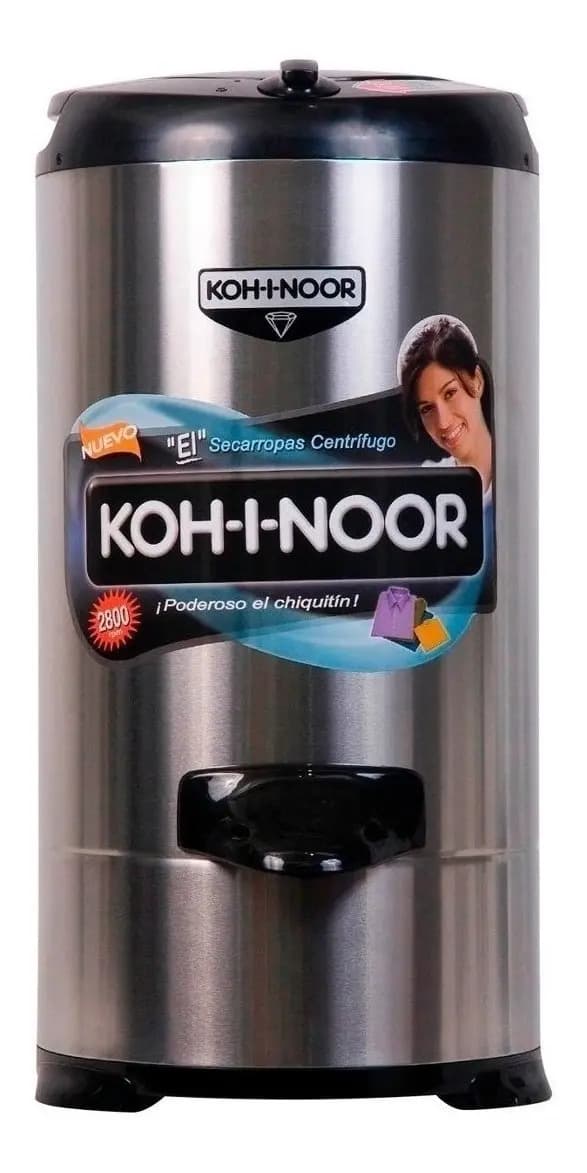 Secarropas Koh-i-noor A-655 Centrífugo 5.5kg Acero Inoxidable 2800rpm