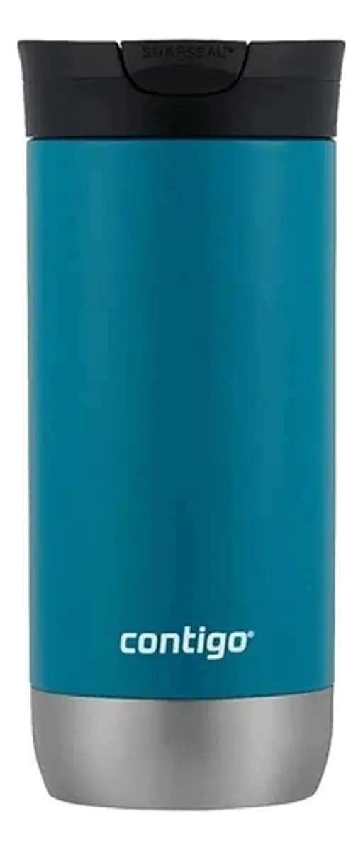 Vaso térmico Contigo Huron liso color juniper 473mL