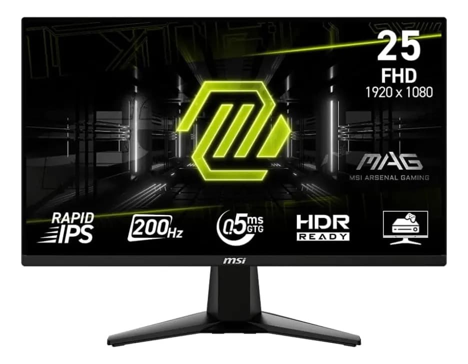 Monitor Gamer Msi Mag 255f E20 25 Pulgadas Full Hd 200hz Color Negro