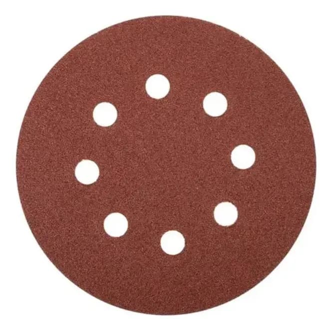 Lija Velcro 125mm 100 Uni Redonda Roto Orbital Discos Nopast Grano 220