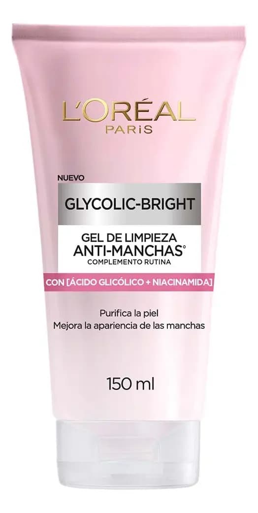 Gel Limpiador Glycolic Bright Antimanchas 150ML L'oréal Paris