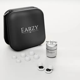 Tapones Para El Oído Earzy Earplugs - Focus Color Blanco y Negro