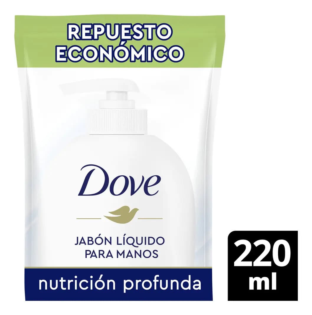 Jabón Liquido Para Manos Nutrición Profunda Repuesto 220ml Dove