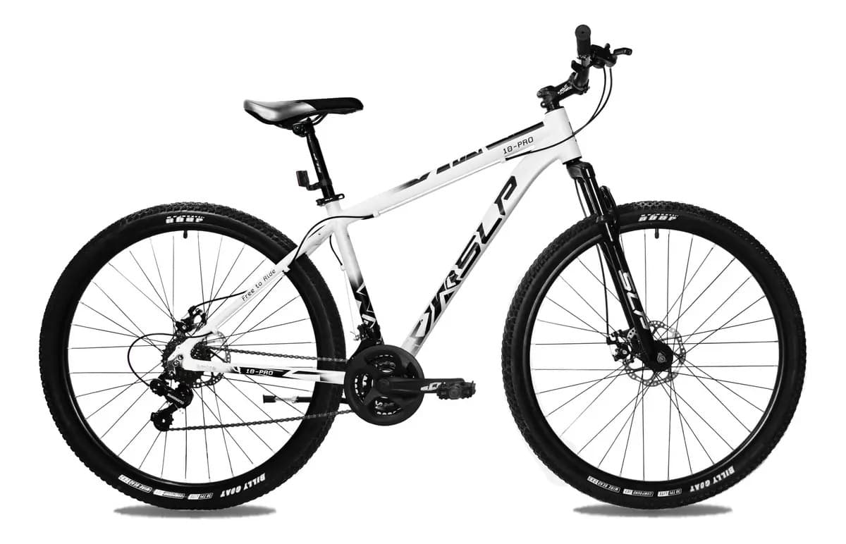 Bicicleta Slp Mtb 10 Pro 2025 Aluminio R29 Blanco-negro-gris L