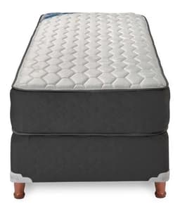 Sommier Piero Foam 190 X 80 Espuma Medida 1 Plaza Blanco