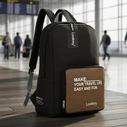 Mochila viaje avión cabina plegable Lookmy Negra | Equipaje de mano para ropa carry on | Mochila organizadora de viaje impermeable | Mochila hombre mujer organizador de viaje viaje avión