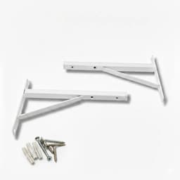Mensulas Para Estantes 30 Cm Reforzadas + Tarugos Tornillos