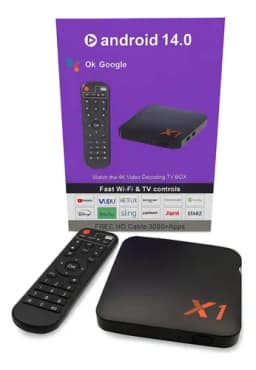 Convertidor Smart 4k Hd Tv Box X1 Reproductor Streaming 14.0