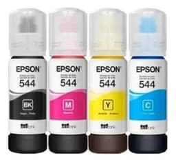 Kit 4 Recambios Tinta Epson 544 L3110 L3210 L3250 L5190 Tinta Colors