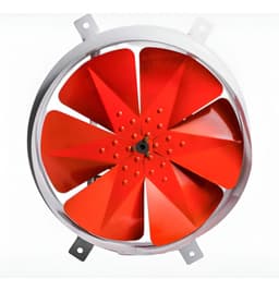 Extractor Aire Industrial 52cm Trifasico Czerweny