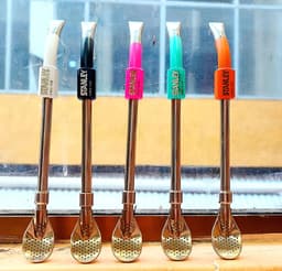 Bombillas De Colores Stanley Spoon Color Verde Claro