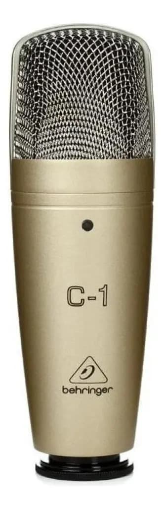 Micrófono Behringer C1 Condensador Cardioide Color Dorado