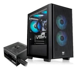 Gabinete Thermaltake Versa H16 Tg Black + Fuente 650w 80+ Br Color Negro