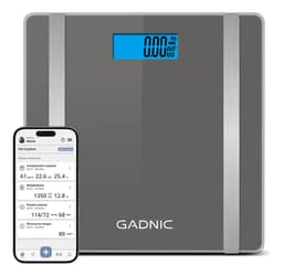 Balanza de Baño Digital Gadnic G07 BT 180 Kg Control Corporal Sincronizacion Movil