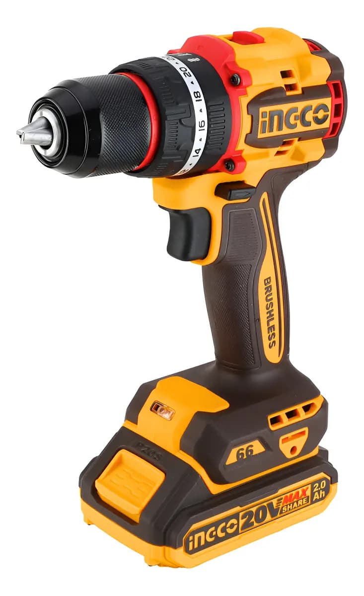 Atornillador Taladro Percutor +2 Baterías+accesorios Color Naranja Frecuencia 0